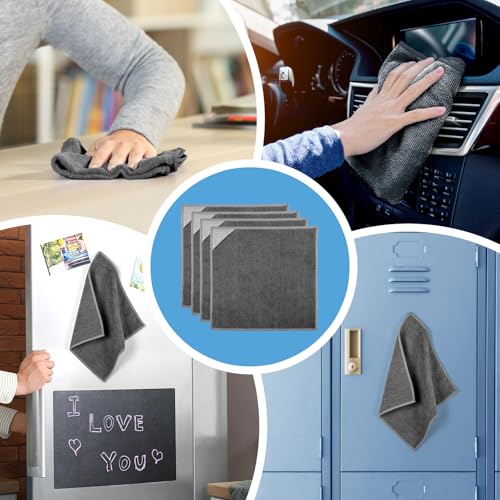MaxGear Magnetic Microfiber Cleaning Cloths - 4 Pack for Whiteboards