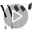V-Shaped Crevice Cleaning Brush Set with Tweezers - 4 Piece Gap Tool