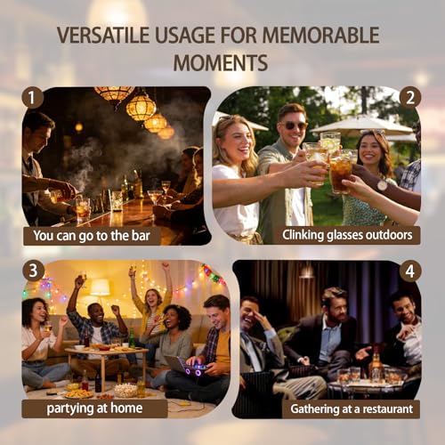 360° Rotating Whiskey Glass - Unique Sword Gift for Men & Dad