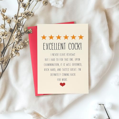 Funny Birthday Card for Husband - Humorous 5-Star Greeting Card