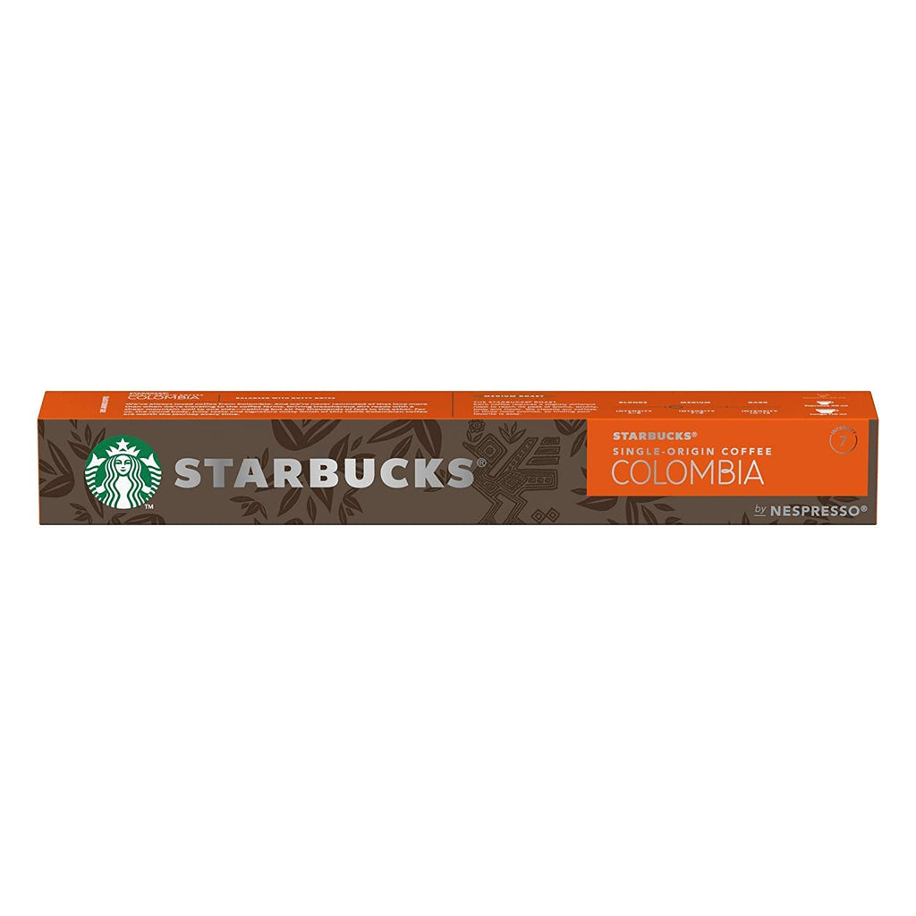 Starbucks by Nespresso, 120 Capsule Box, All Flavors (120-count single serve capsules, compatible with Nespresso Original Line System) (Colombia)