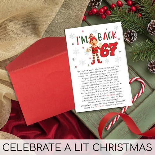 Funny Meme Christmas Card for Teens - 67 Gen Alpha Gifts