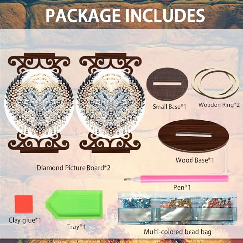 Double-Sided Diamond Art Candlestick Holder - 5D DIY Ornament