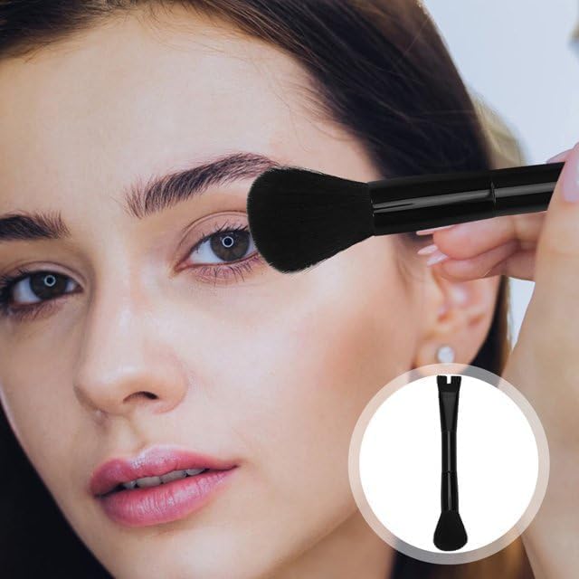 Dual-Ended Nose Contour Brush & Cheekbone Sculpting Makeup Brush