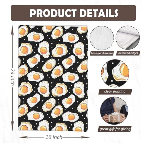 GOOZHO Decorative Kitchen Towels - 16x24 Inches for Cooking & Baking
