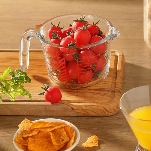 16 oz Glass Measuring Cup for Cooking & Baking - Heatproof Borosilicate