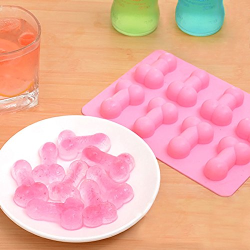 Penis-Shaped Silicone Ice Cube Tray Mold for Parties
