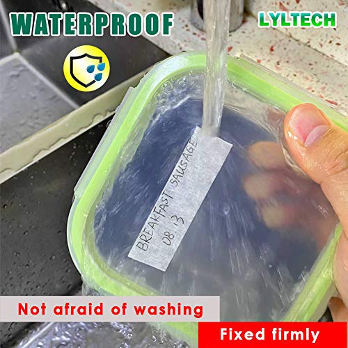 LYLTECH Freezer Tape - 3 Rolls, 3/4in x 11yd, Waterproof, Writable