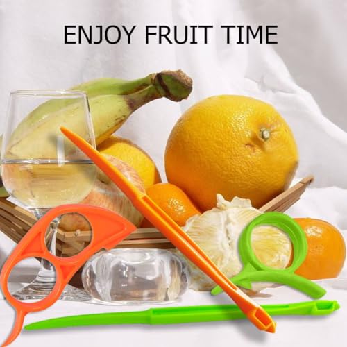 Citrus Peeler Tool Set - 2PCS Easy Fruit Slicer & Lemon Cutter
