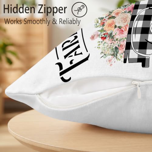 Hexagram 18x18 Pillow Covers Set of 4 - Farmhouse Flower Truck