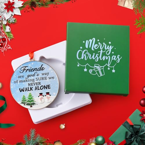 Friends Christmas Ornament 2026 - Meaningful Friendship Gift for Women - Variation of Friends