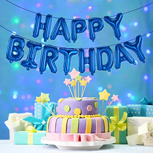 Happy Birthday Balloon Banner Kit | 16 Inch Foil Letters for Parties