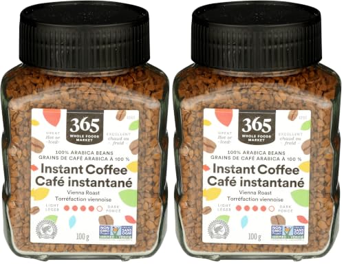 365 by Whole Foods Market Instant Coffee Vienna Roast 3.5 Ounce Pack of 2
