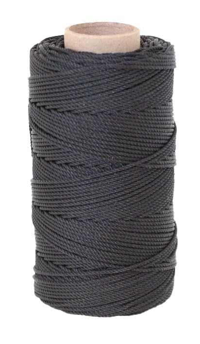 #15 X 355' Forever Black Tarred Twisted Nylon Twine 1/4 lb