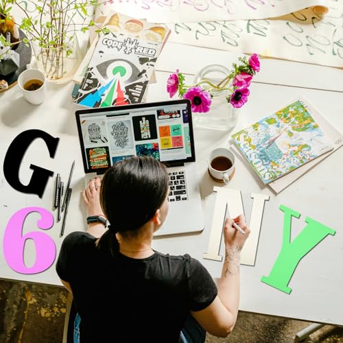 12-Inch Unfinished Wooden Letter C for DIY Wall Decor