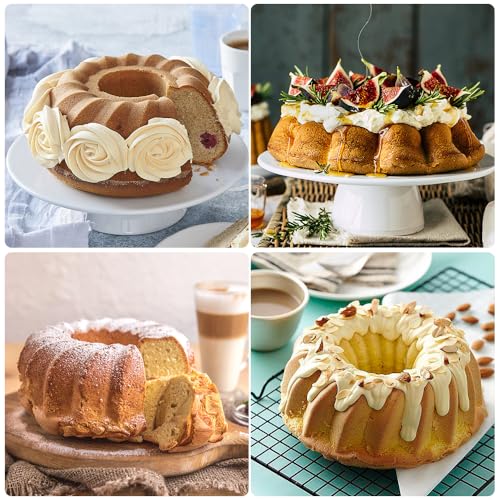 Saphe 10-Inch Silicone Cake Pan - Non-Stick Round Baking Mold