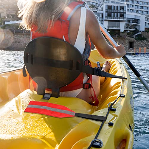 2 Pack High Visibility Safety Flag - Red Warning Flag with Reflective Strip for Canoes, Boats, Trucks, Trailers