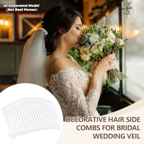 TIPTAP 6 Pack 3.15-Inch French Hair Side Combs - Styling & Grooming