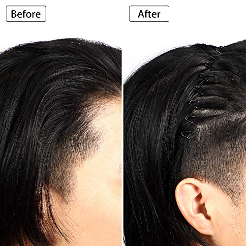 WILLBOND 3 Pack Metal Hair Band Non Slip Wavy Spring Headbands for Men Women