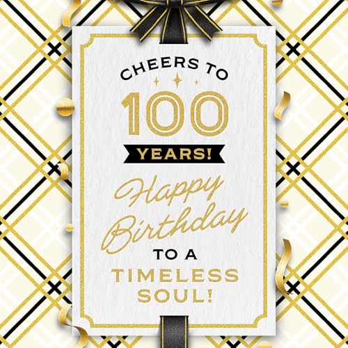 100th Birthday Card - Eco-Friendly, Premium Card Stock, Made in USA