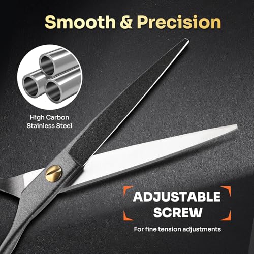 AnJOLi Professional Hair Cutting Scissors 6.9" Stainless Steel Barber Shears
