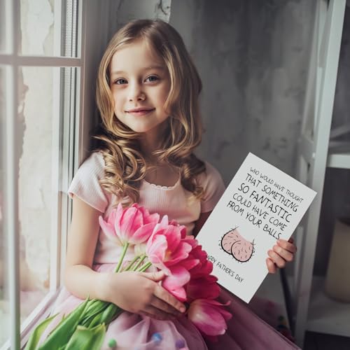 Funny Father's Day Card for Dad - Unique Gag Gift from Kids
