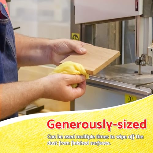 Heavy Duty Tack Cloths for Woodworking & Auto Prep - 6 Pack