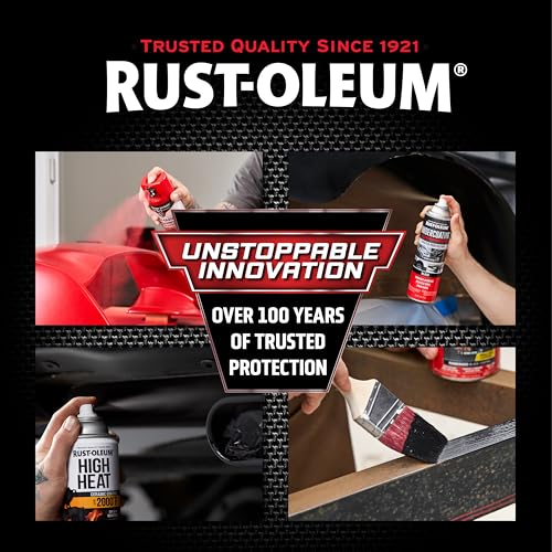 Rust-Oleum High Heat Spray Paint, Flat Black - 12oz (Pack of 6)
