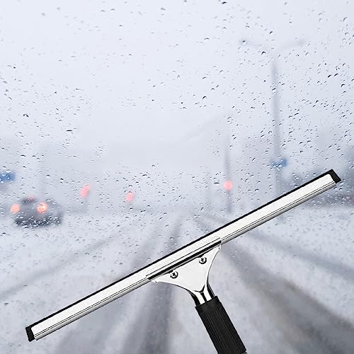 Rubber Squeegee with Non-Slip Handle for Floor Cleaning - 35cm