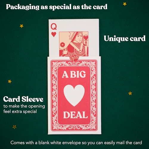 Romantic Poker-Themed Love Card - You're The Queen of My Heart