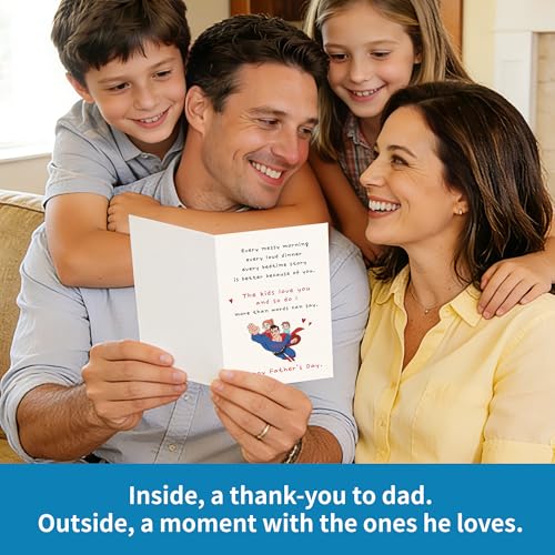 Funny Father's Day Card for Husband or Boyfriend - Heartfelt Messages