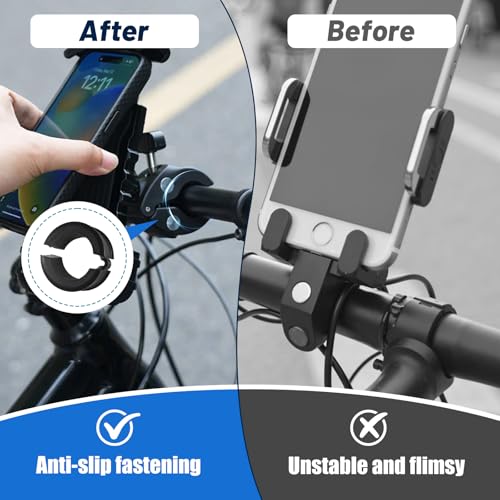 12 Pcs Bicycle Handlebar Rubber Gasket Fits 22.2/25.4 To 31.8 mm und 2 Rubber DIY Gasket, Anti-Vibration Anti-Slip Handlebar Stem Shim Spacer Adapters Bike Stem Spacers for Mountain Road Bikes