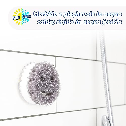 Scrub Daddy Scrub Mommy Grey Dual-Sided Kitchen Sponge - Flexible & Absorbent