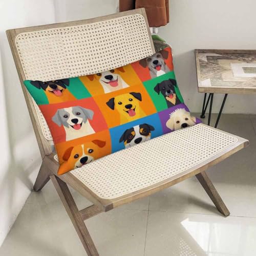 20" x 26" Funny Dog Pillow Case - Soft & Breathable Pillow Cover