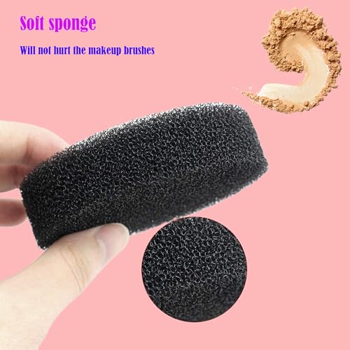 BUTIYO Dry Makeup Brush Cleaner Box with 2 Reusable Sponges
