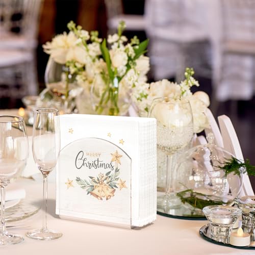 SILUT Acrylic Napkin Holder - 2 Pack Clear Table Dispenser