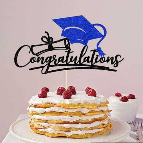 2026 Graduation Cake Topper - Congrats Grad Party Decor