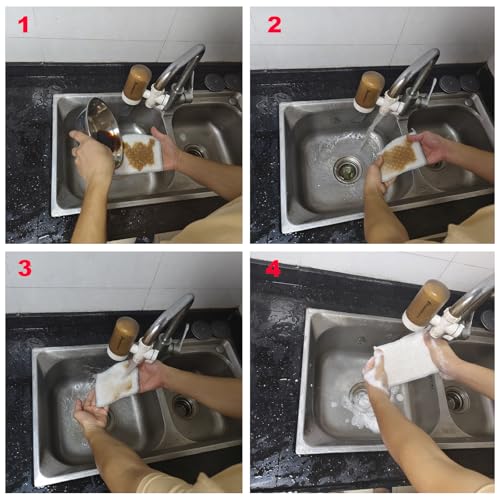 Scratch-Free Metal Wire Dishwashing Cloths - 2 Pack for Kitchen Cleaning