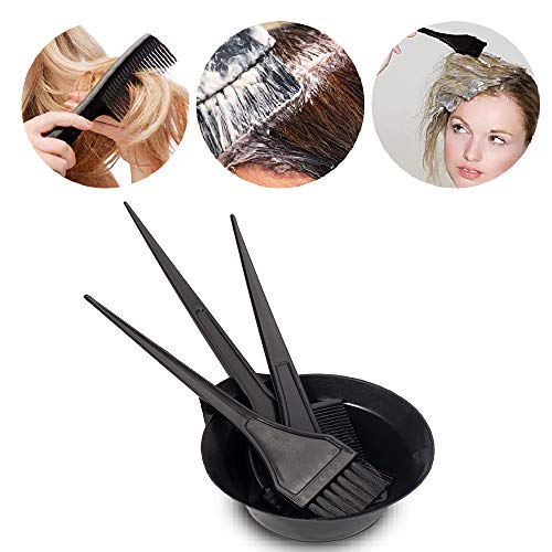 MOONMINI Hair Dye Brush and Bowl Set - Professional Tint Mixing Kit