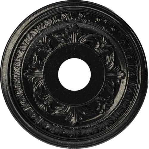 16-Inch Textured Metallic Galaxy PVC Ceiling Medallion - Durable & Lightweight