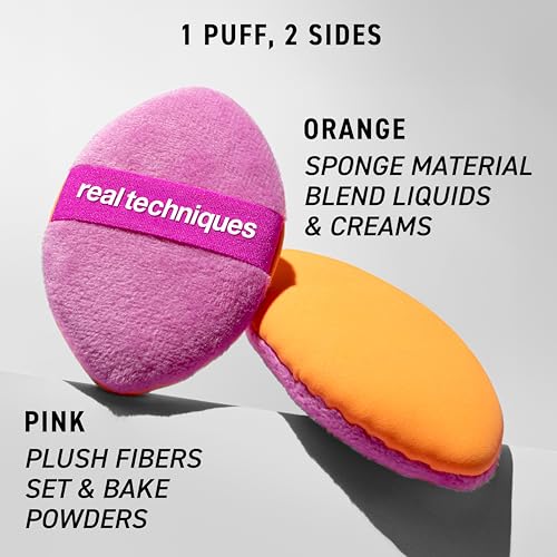 Real Techniques Miracle 2-in-1 Powder Puff Dual-Sided Sponge
