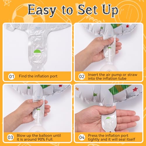 Back to School Balloon Decoration Kit - 15 Foil Balloons for Classroom