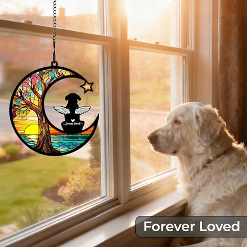 Personalized Dog Memorial Suncatcher - DIY Pet Loss Sympathy Gift