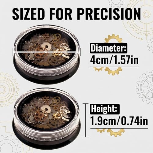 Steampunk Gears Nail Art Decorations 200-300PCS Alloy Metal Nail Charms