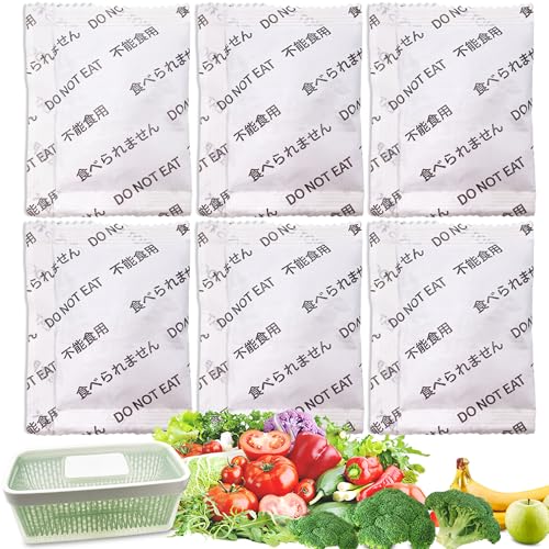 Produce Saver Kit for OXO GreenSaver - 6Pcs Freshness Preserver