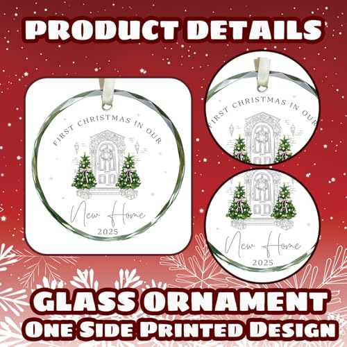 New Home Christmas Ornament 2025 Housewarming Gift for Couples