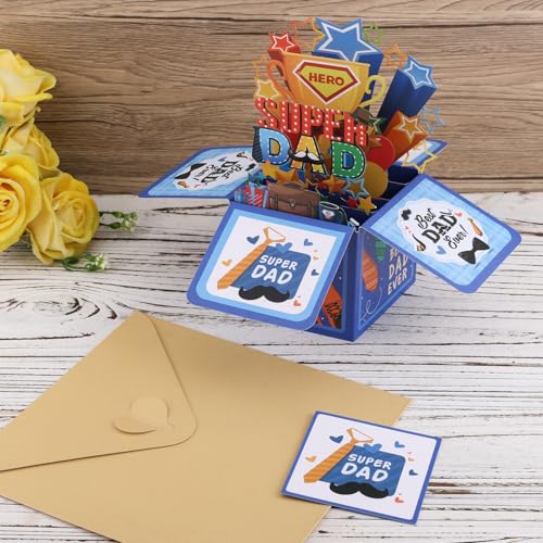 3D Pop-Up Birthday Card for Dad | Unique Greeting Card Gift