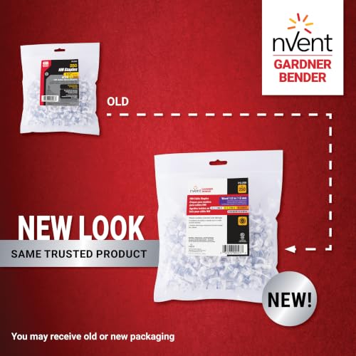 Gardner Bender ½ Inch NM Cable Staples - 250 Pack, UV-Resistant