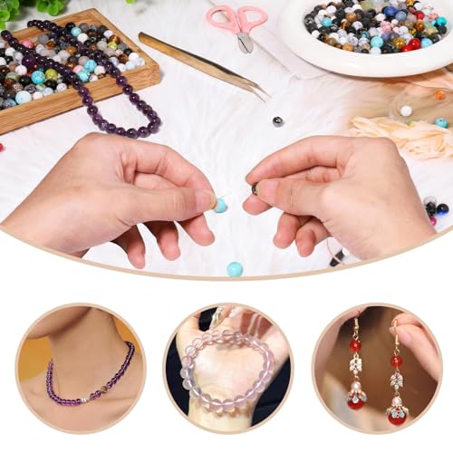 Natural Lapis Lazuli Stone Beads 4mm for Jewelry Making Kit