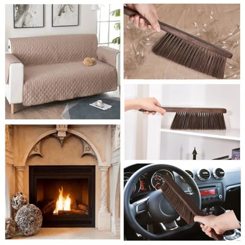 Zthluyc Hand Broom Brush - Soft Bristles for Dust Cleaning